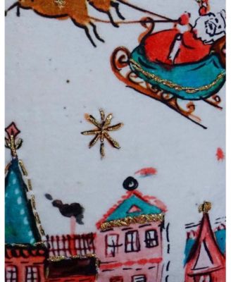 Santa Ride Decorative Pillow Cover, 18" x 18"