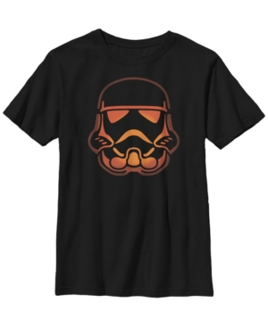 Fifth Sun Star Wars Big Boy's Stormtrooper Pumpkin Carving Halloween Short Sleeve T-Shirt