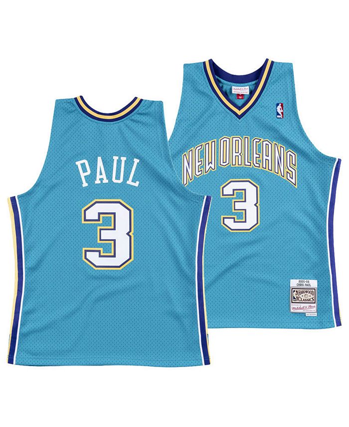 Chris Paul New Orleans Hornets Autographed Mitchell & Ness Teal