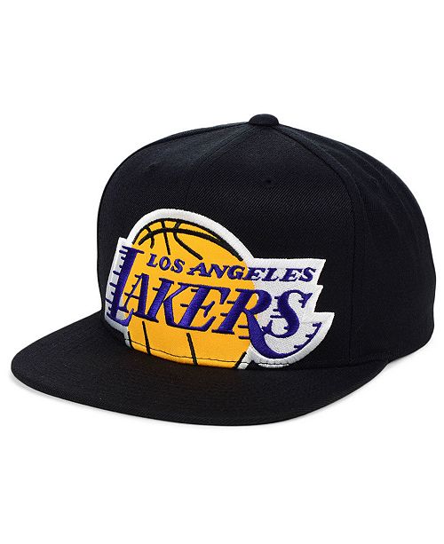 Mitchell Ness Los Angeles Lakers Hardwood Classic Cropped Snapback Cap Reviews Sports Fan Shop By Lids Men Macy S