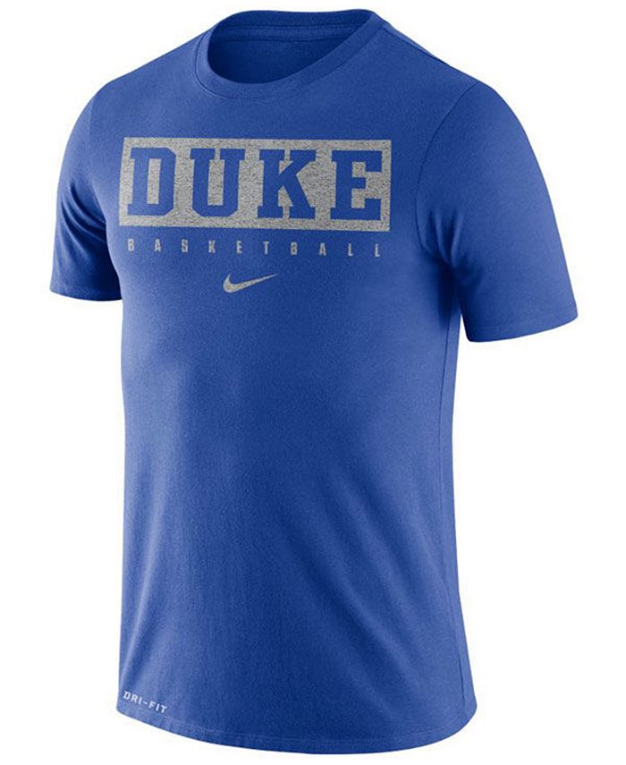 Nike Men's Duke Blue Devils Dri-FIT Basketball Practice T-Shirt - Macy's