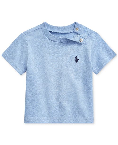 Polo Ralph Lauren Baby Boys Cotton Jersey Crewneck T Shirt