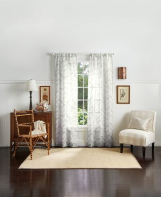 Martha Stewart Collection - Eucalyptus 84" Poletop Curtain Panels