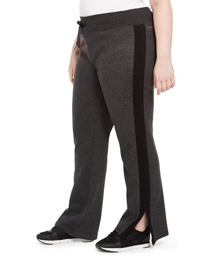 Calvin Klein Plus Size Logo Print Sweatpants - Macy's