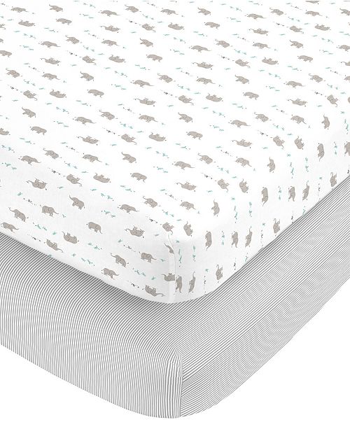 Carter S Cotton Sateen Fitted Crib Sheet 2 Pack Reviews Sheets