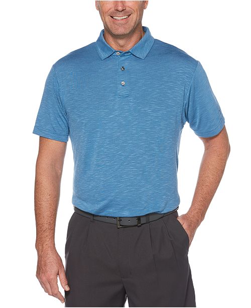 Pga Tour Men S Textured Golf Polo Reviews Polos Men Macy S