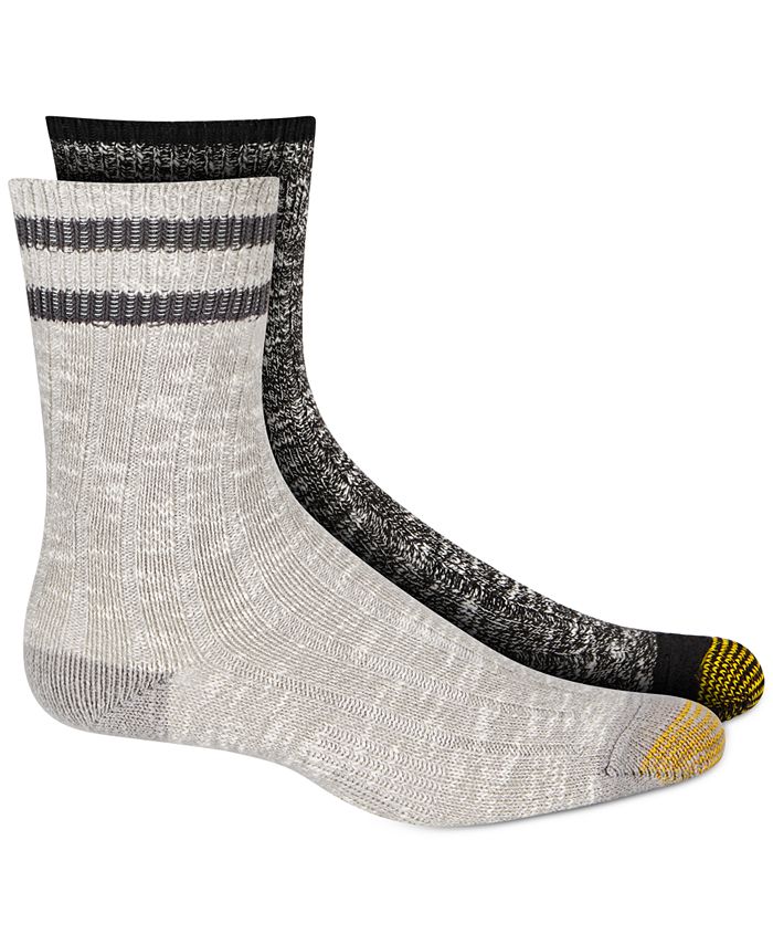 Gold Toe Women's 2Pk. Lux Slub Crew Boot Socks Macy's
