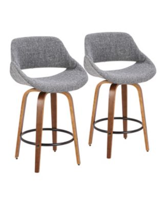 Lumisource - Fabrico Bar Stool, Quick Ship