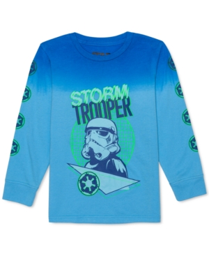 image of Star Wars Toddler Boys Stormtrooper Grid Ombre T-Shirt