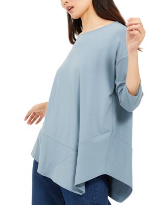 Eileen Fisher Asymmetrical-Hem Tunic 