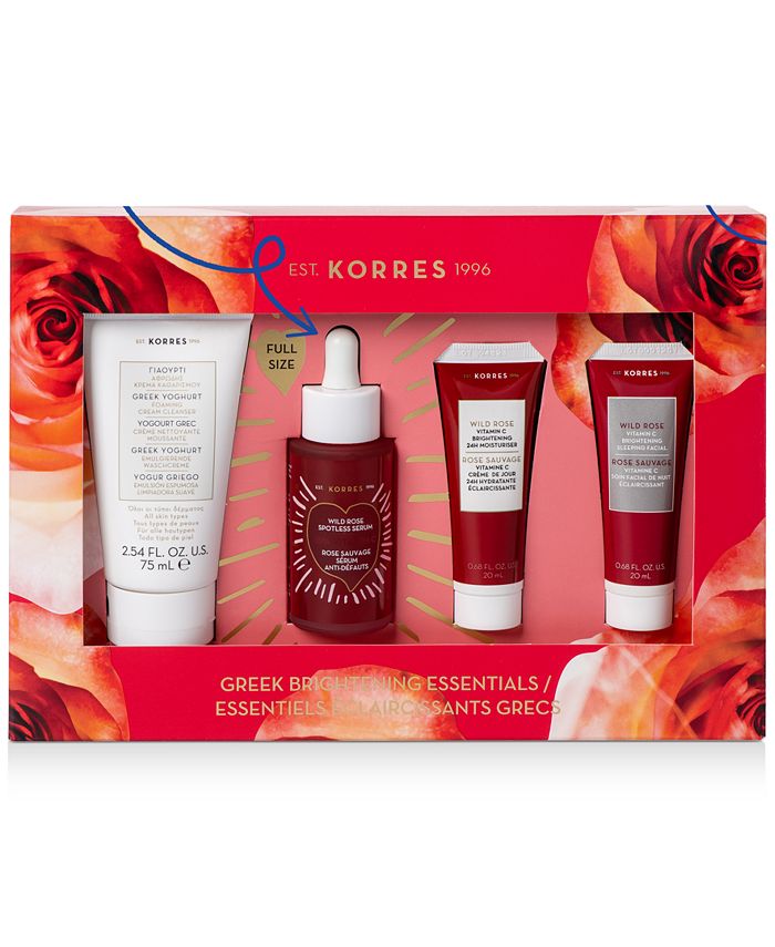 KORRES 4Pc. Natural Greek Brightening Essentials Gift Set Macy's