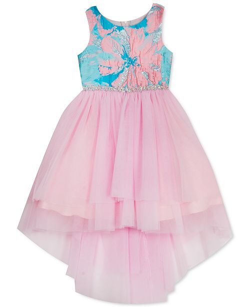Rare Editions Toddler Girls Tiered Mesh High Low Dress Reviews