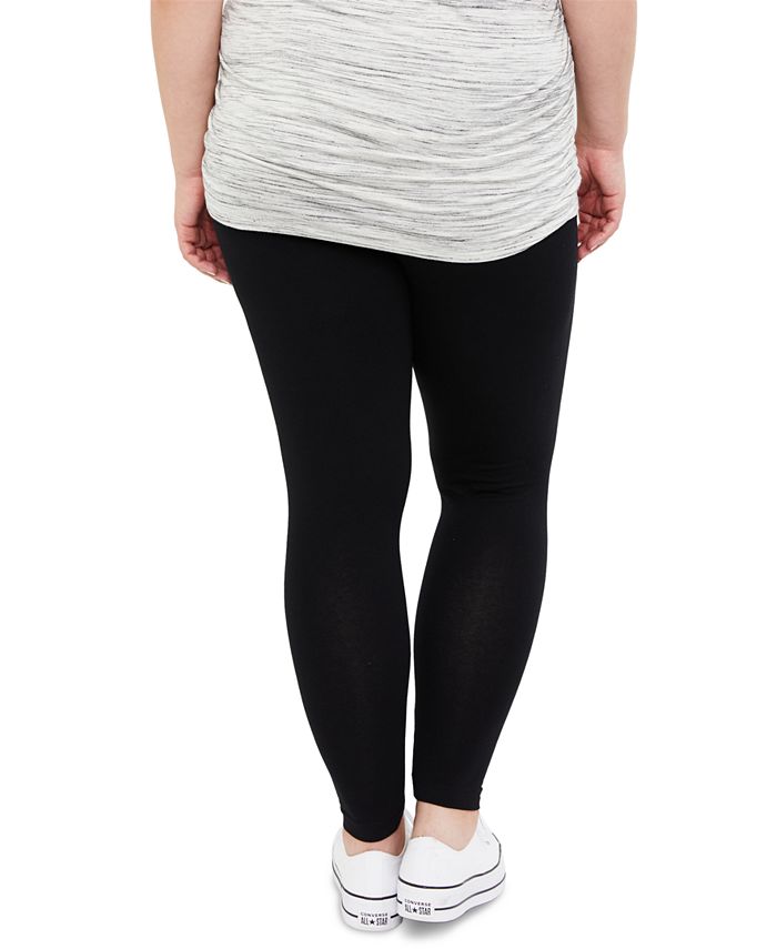 Motherhood Maternity Plus Size Basic Layering Maternity Leggings Macy's