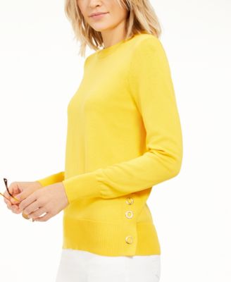 michael kors sweaters yellow