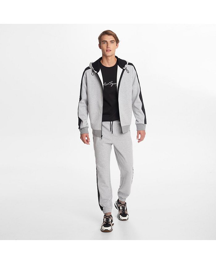 Karl Lagerfeld Paris Men's Combo Quilted Insert Jogger - Macy's