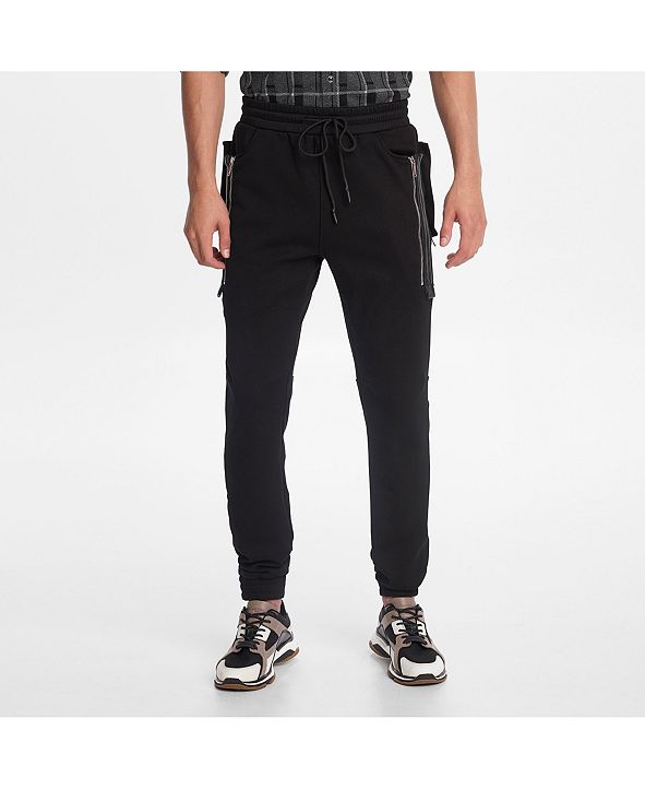Karl Lagerfeld Paris Men's Zip Gusset Jogger & Reviews - Pants - Men - Macy's