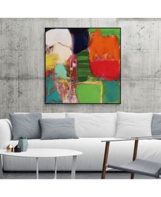 30" x 30" Heart Chambers Art Block Framed Canvas