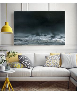 Giant Art 28" x 22" Sea View I Art Block Framed Canvas