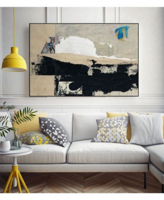 14" x 11" Modern Collage VI Art Block Framed Canvas