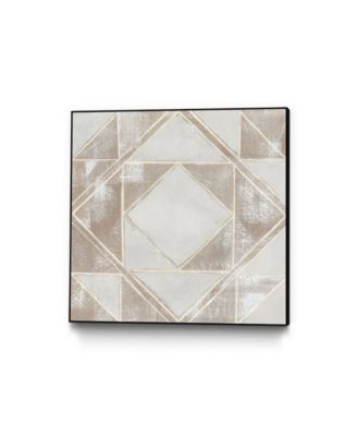 30" x 30" Geometric Veil II Art Block Framed Canvas