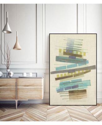 Giant Art 24" x 18" Balancing III Art Block Framed Canvas