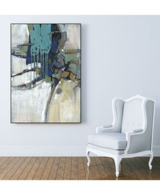 28" x 22" Separation II Art Block Framed Canvas