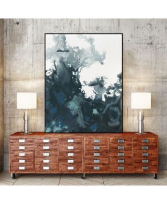 Giant Art 20" x 16" Tempest II Art Block Framed Canvas