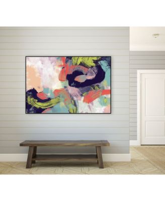 40" x 30" Vibrant Spring II Art Block Framed Canvas