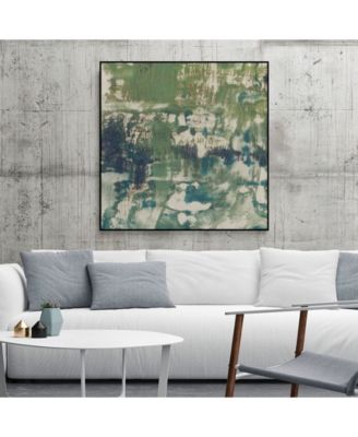 Giant Art 20" x 20" Obscured Horizon I Art Block Framed Canvas