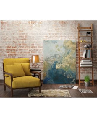 36" x 24" Ocean Splash II Museum Mounted Canvas Print