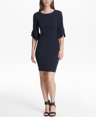 macy's casual dresses with sleeves