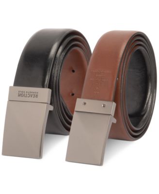 Men's Stretch Reversible Plaque Belt