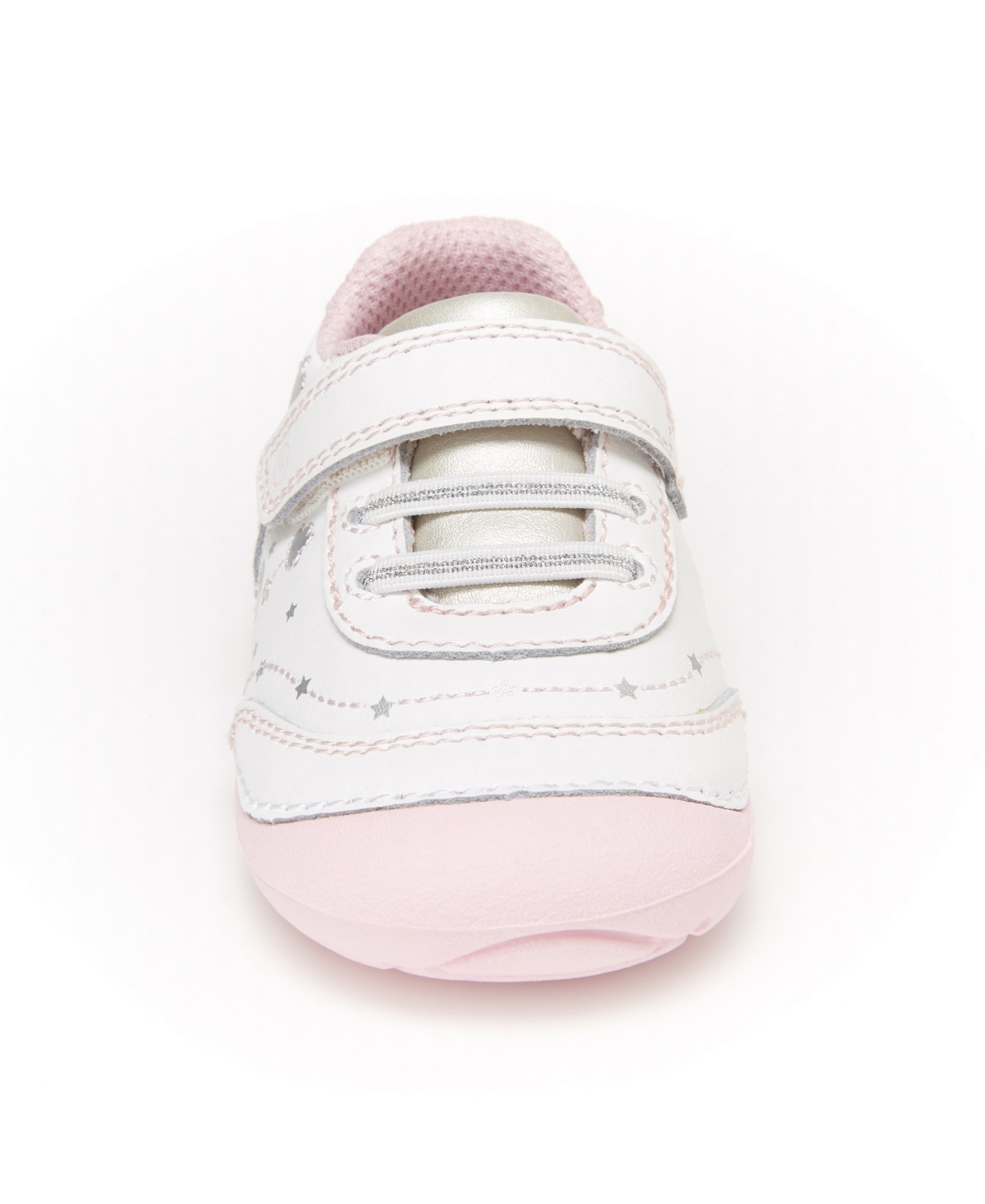 Shop Stride Rite Toddler Girls Soft Motion Adalyn Casual Shoes In White,pink