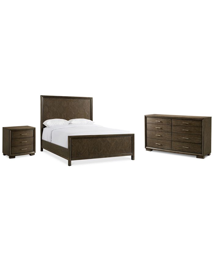 Furniture Monterey Bedroom Furniture, 3-Pc. Set (King Bed, Nightstand ...