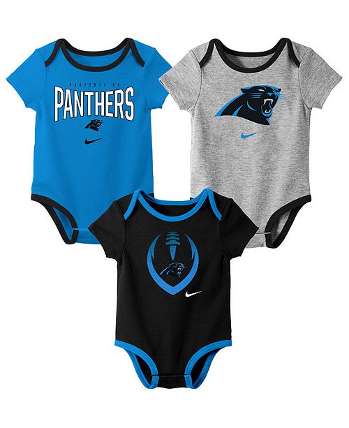 Nike Baby Carolina Panthers Icon 3 Pack Bodysuit Set Reviews