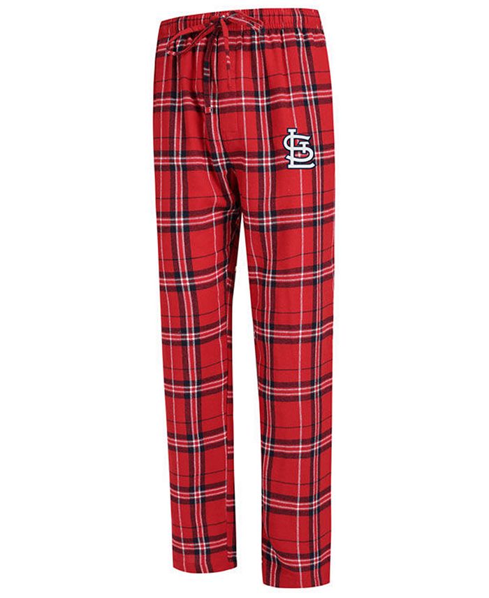 Concepts Sport Men's St. Louis Cardinals Hillstone Flannel Pajama Pants