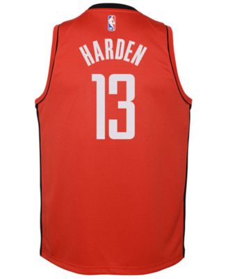 Nike Big Boys James Harden Houston Rockets Icon Swingman Jersey