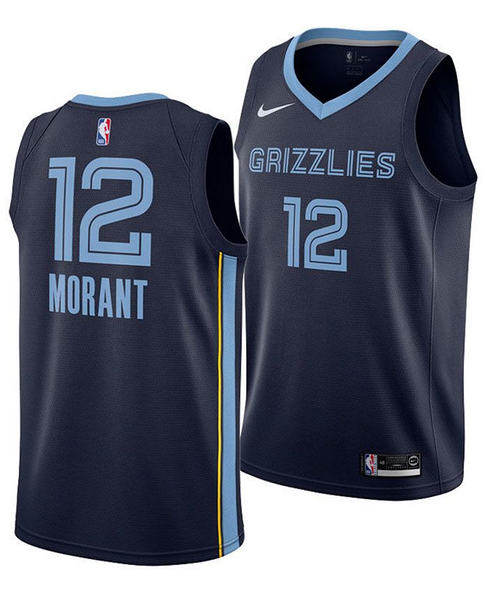 Ja Morant Memphis Grizzlies Club Men's Nike NBA Pullover Hoodie 'Navy