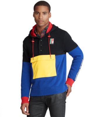 polo color block sweatshirt