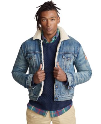 Polo Ralph Lauren Men's Denim Trucker Jacket & Reviews - Coats & Jackets -  Men - Macy's