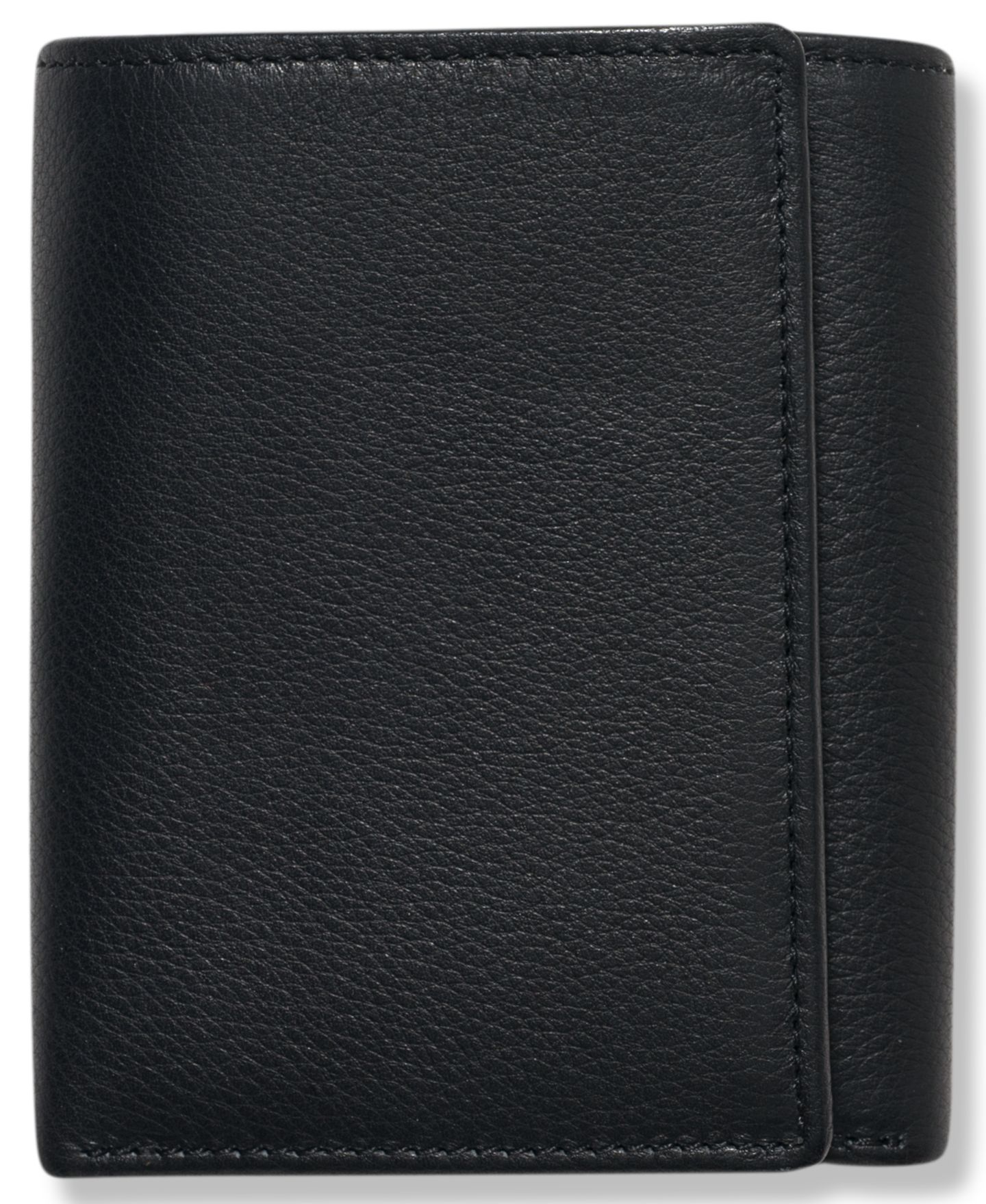 Мужской кошелёк Perry Ellis Portfolio Perry Ellis Leather Trifold Wallet Collection, цвет: Коричневый — фото 3