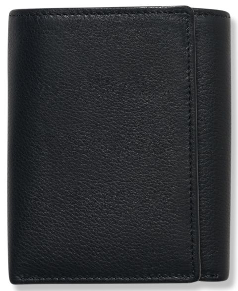 Perry Ellis Portfolio Men's Leather Park Avenue Trifold Wallet