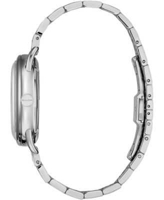 LIMTIED EDITION Men's Swiss Automatic Joseph Bulova Stainless Steel Bracelet Watch 38.5mm