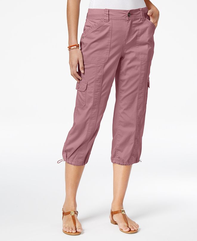 macy's petite capri pants
