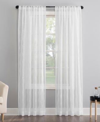 No. 918 Tamaryn Embroidered Sheer Curtain Collection In White