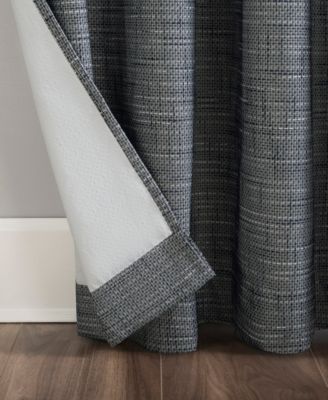 Kline Burlap Weave Thermal Blackout Curtain Panel Collection