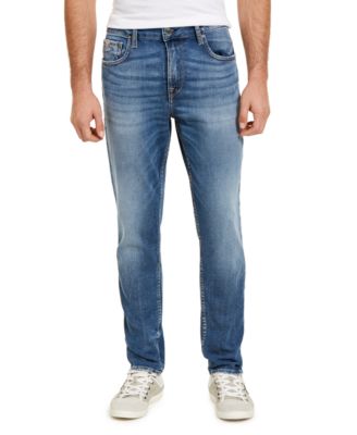 mens athletic tapered jeans