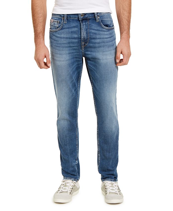 GUESS Men's Athletic Tapered Jeans - Macy's