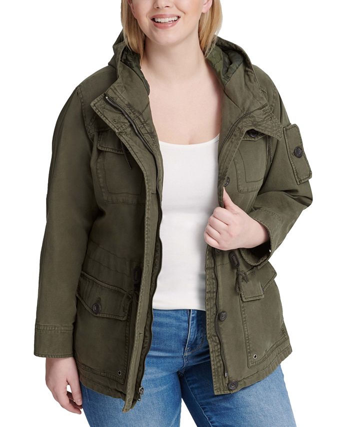 Levi's Trendy Plus Size Utility Jacket & Reviews - Jackets & Blazers - Plus  Sizes - Macy's