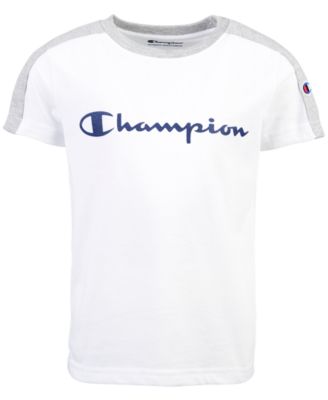 boys black champion shirt